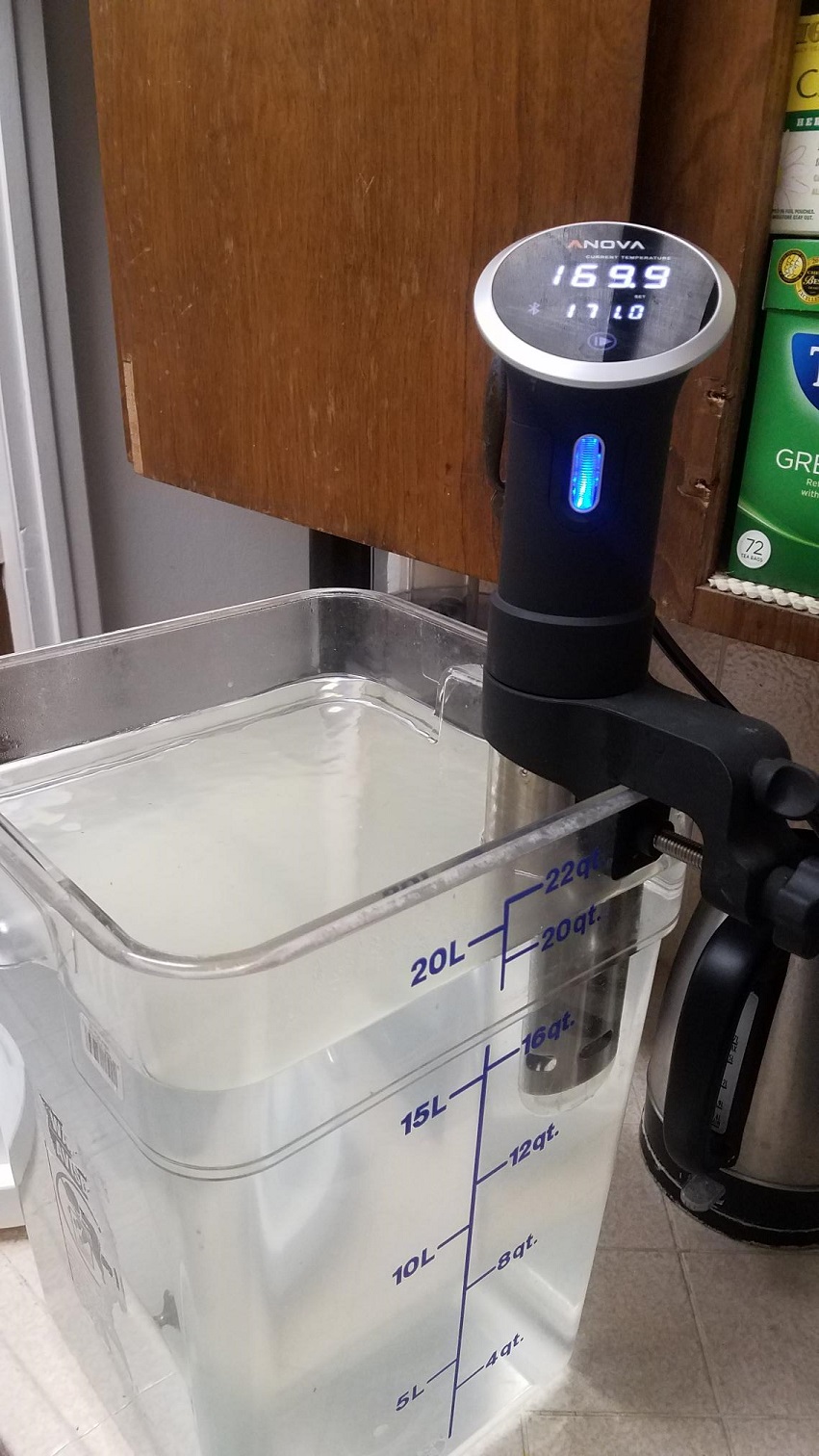 Sous Vide for heating strike sparge water Beer at Forums | Brewer's Friend