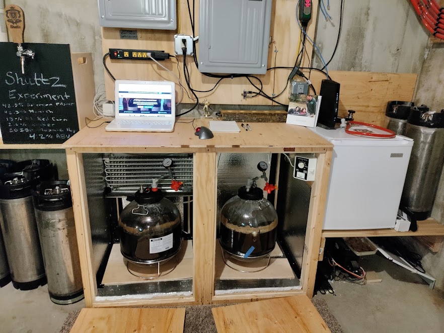 Freezer done and cooling beer!.jpeg