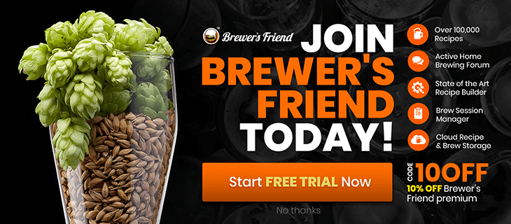 Sign up for Brewer's Friend