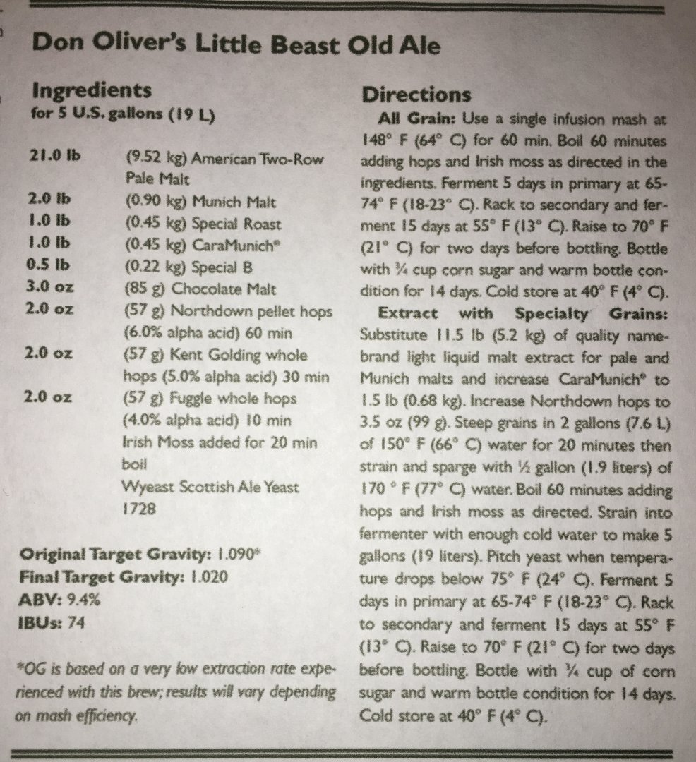 beer recipe photo