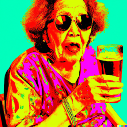 DALL--E-2023-03-27-15.13.00---psychedelic-old-lady-drinking-beer-in-a-rocking-chair---Andy-Warhol-style.png