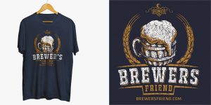 brewers friend t shirt printed and graphic image